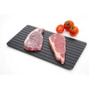 Fast Defrosting Tray Thaw Kitchen Quick Aluminum Thaw Plate