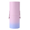 Gradient PU Leather Makeup Brush Holder Cup