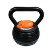 Adjustable weight kettlebell