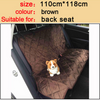 Waterproof Dog Car Seat With Zipper And Pocket