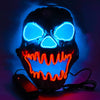 Scary face LED glow mask