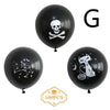 Halloween Witch Skull Pumpkin Head Latex Balloon