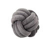 Knotted Plush Ball Design Round Throw Pillow