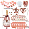 Rose Gold Birthday Balloon Set