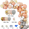 Rose Gold Complexion Balloon Set Arch Wreath