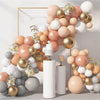 Rose Gold Complexion Balloon Set Arch Wreath