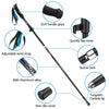 Ultralight Trekking Poles Walking, Hiking Canes