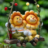 Creative Cute Resin Statue Hang On Tree Decoration
