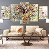 Exotic Tree Of Life Wall Decor Canvas