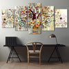 Exotic Tree Of Life Wall Decor Canvas