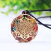 Luminous Orgonite Pendant Chakra Healing Energy Necklace