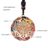 Luminous Orgonite Pendant Chakra Healing Energy Necklace