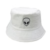 Unisex Embroidered Alien Foldable Bucket Hat