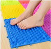 Foot Massage Mat Acupressure Mat Foot Reflexology Walking Toe Plate Massage Pad Bathroom Mat Yoga Mat Anti-Slip Mat Outdoor Game 2 PCS (Green)