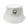 Unisex Embroidered Alien Foldable Bucket Hat