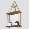 Wooden Wall Shelf Rack Storage