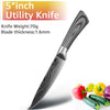 Stainless Steel Utility Cleaver Chef Knife Cooking Tool Set